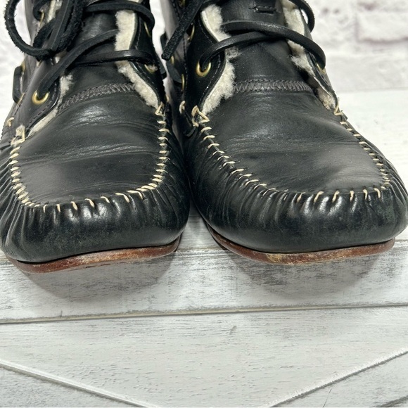 Rag & Bone Sherling Lined Moccasin Style Moc Boots - Picture 10 of 16